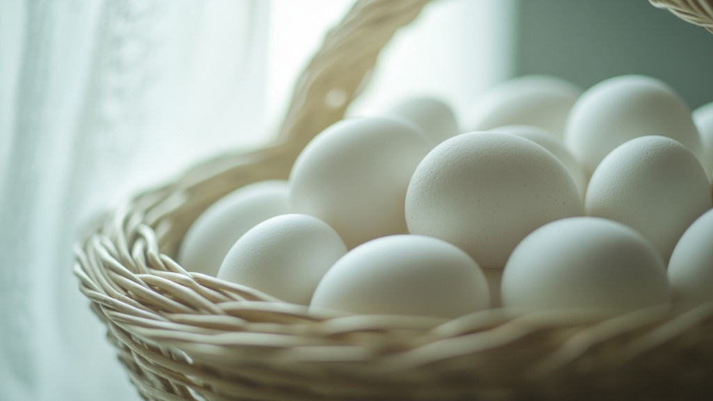 A Basket of White Eggs, Symbolizing the Rising Costs, as Part of The Topic "Why Are Eggs so Expensive in The US"