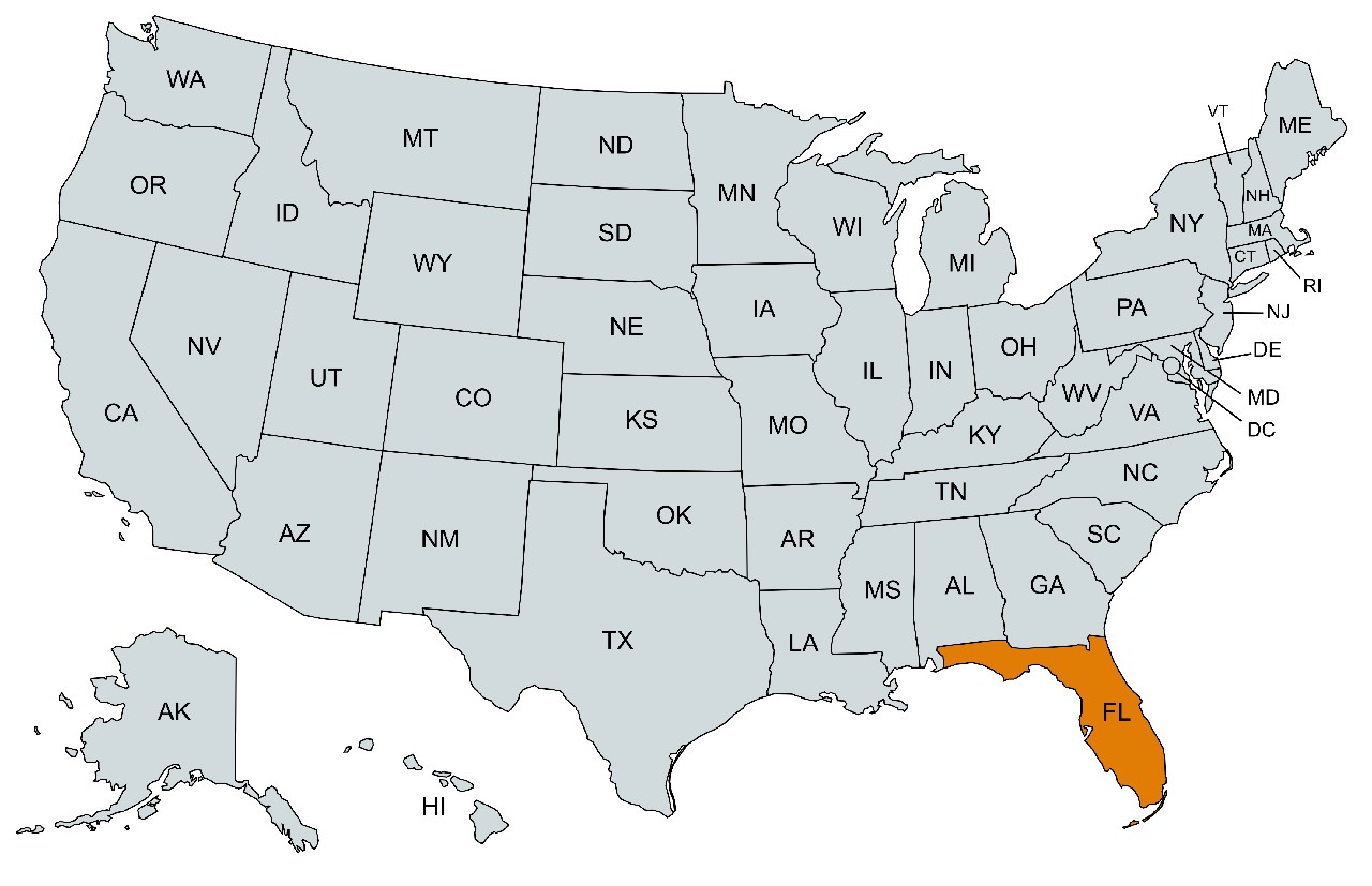 Florida Is the Only US State That Starts with F