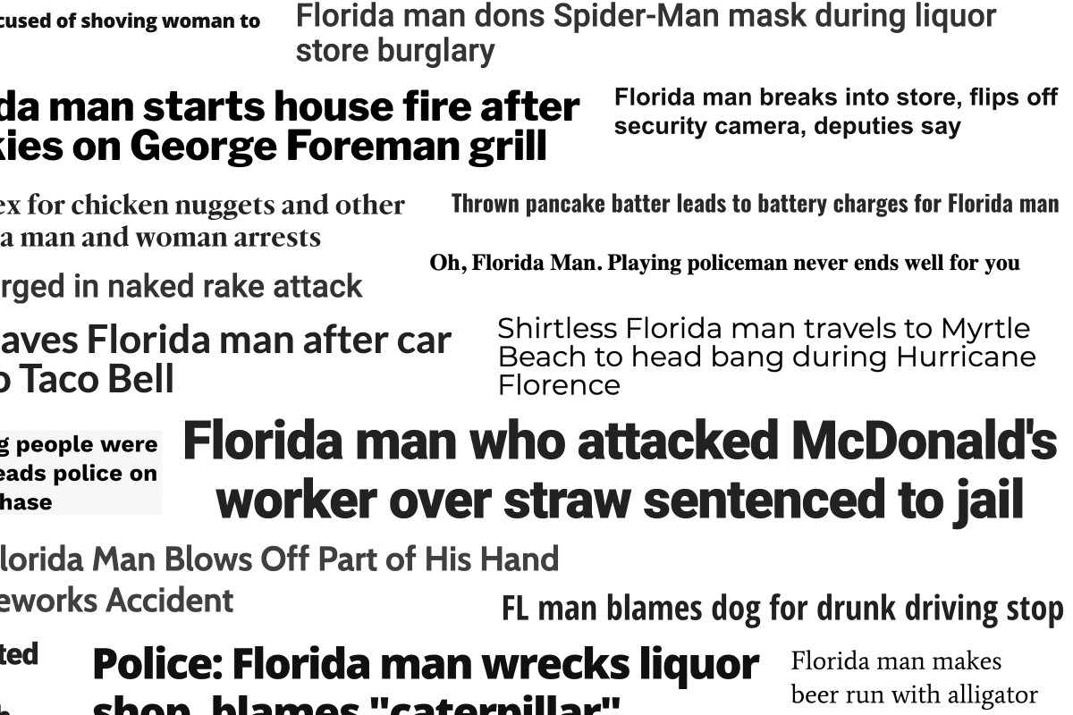 Random Florida Man Headlines