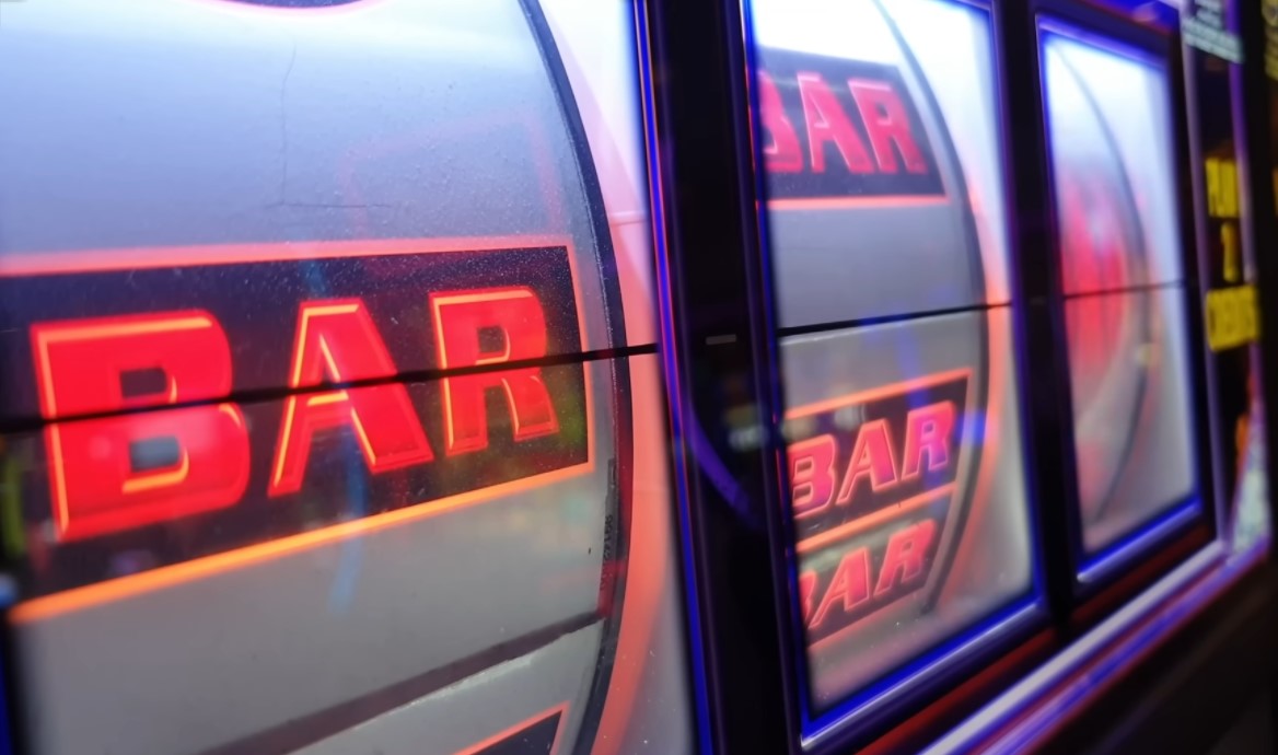 Slot machines in Las Vegas as symbol of the Nevada state.