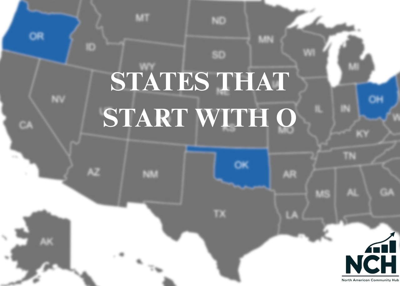 US States That Start With O