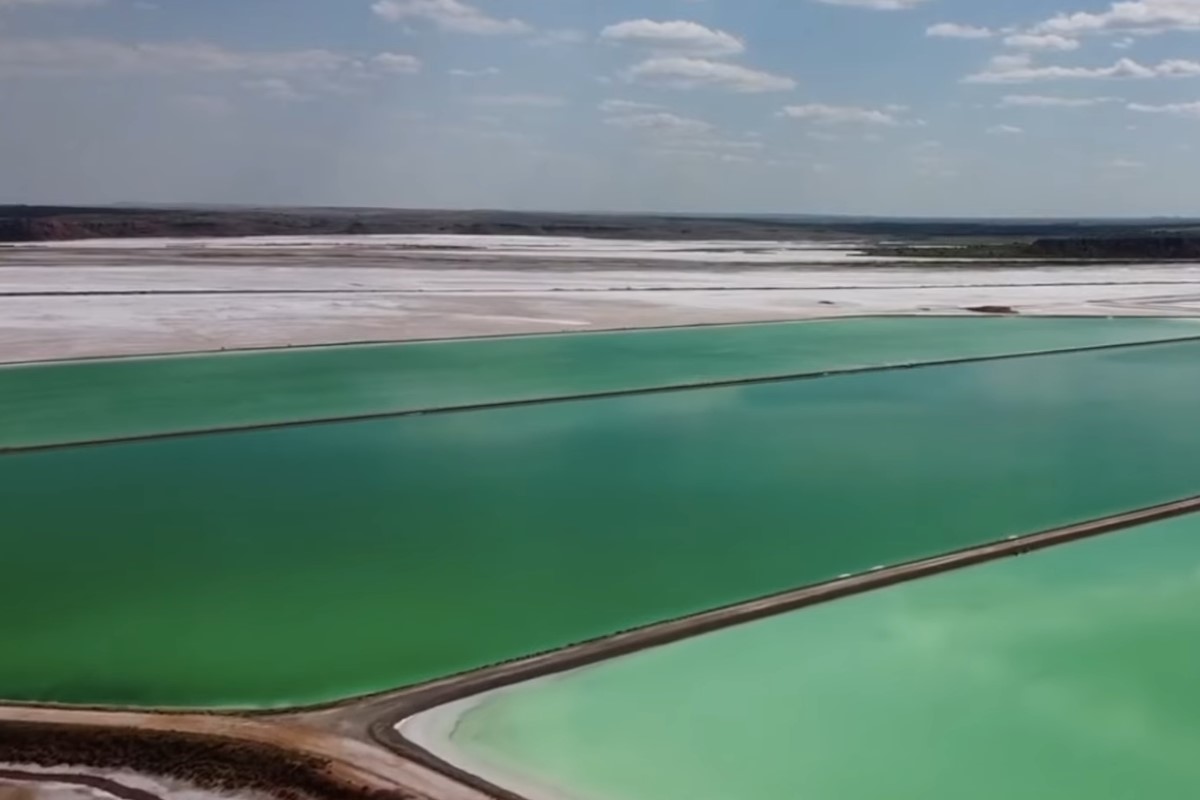 The Great Salt Plains in Oklahoma