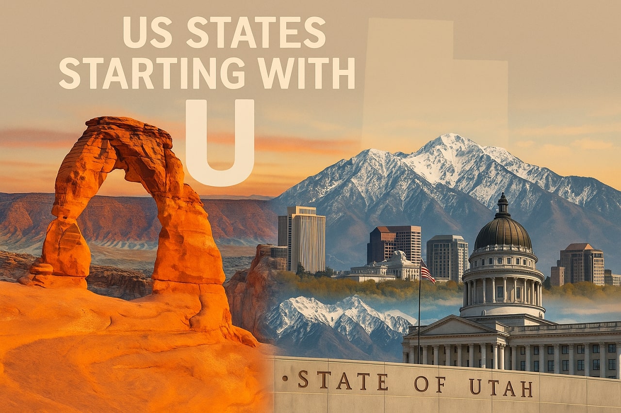 US states that start with U