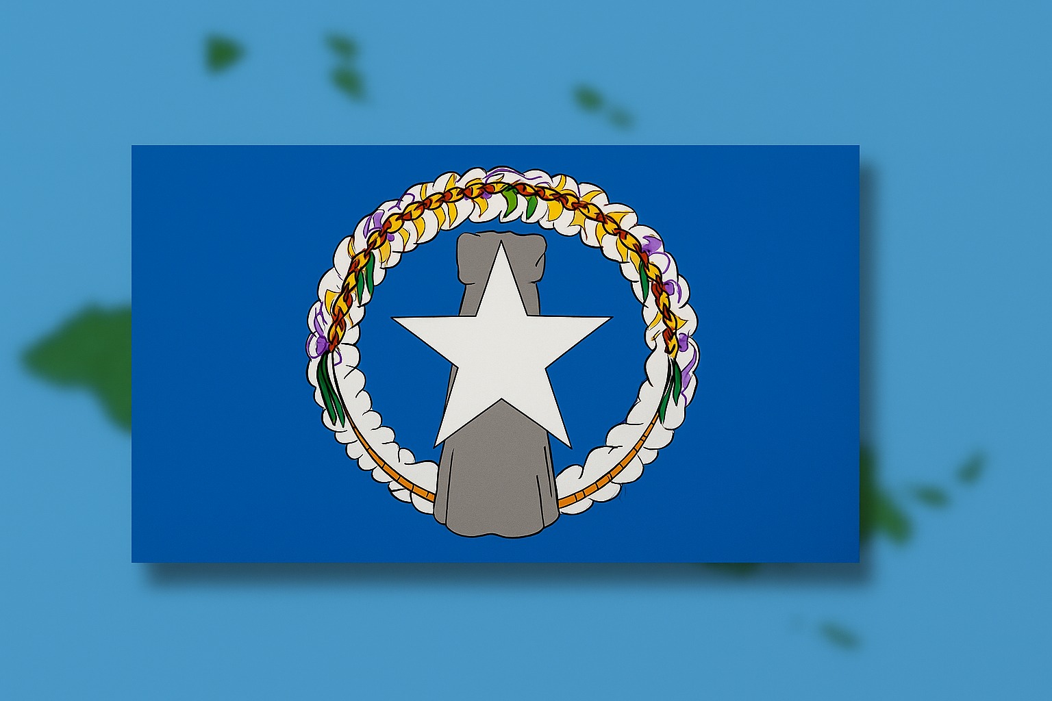 The Flag of Northern Mariana Islands