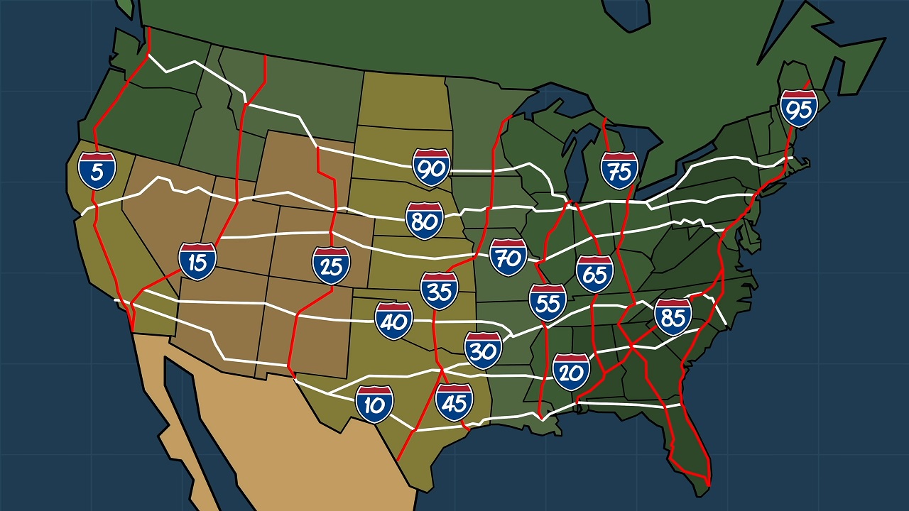 US Interstate Numbers
