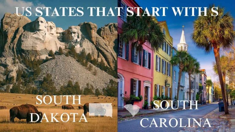 US States That Start With S