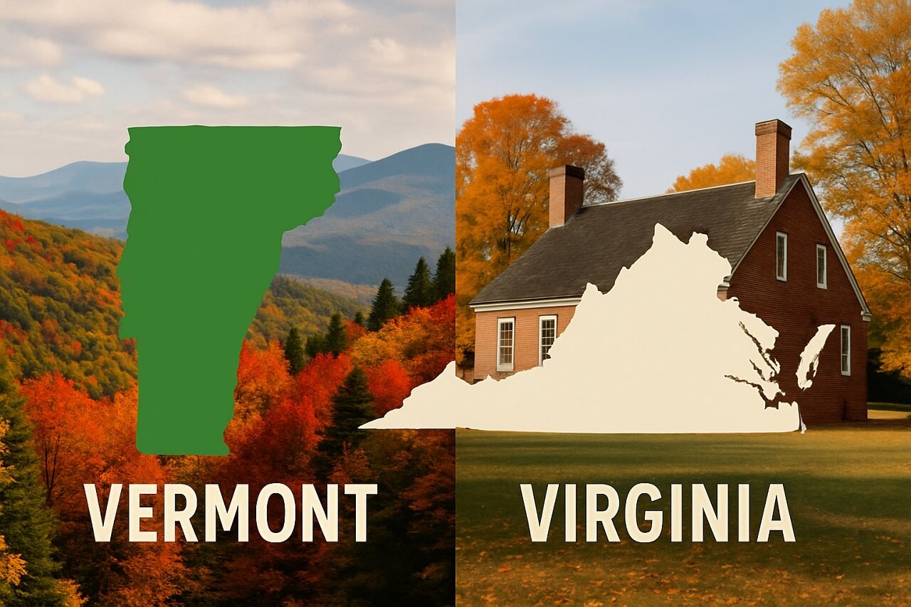 US States That Start With V