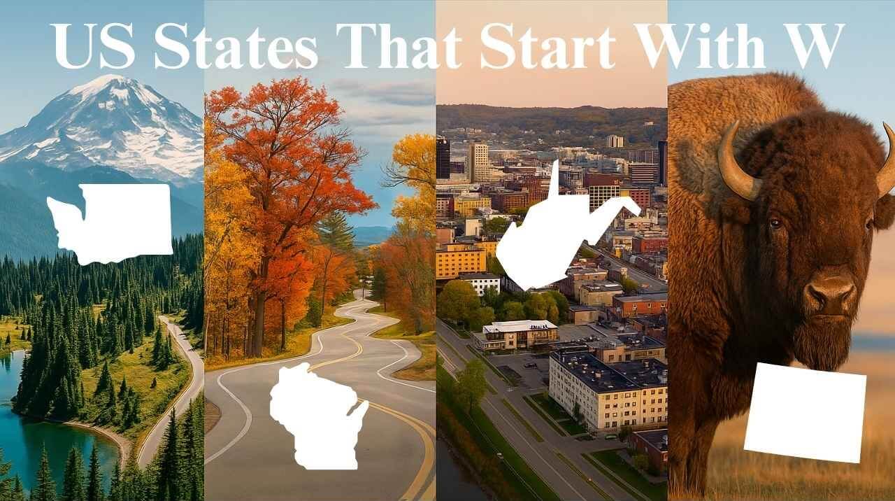 US States That Start With W
