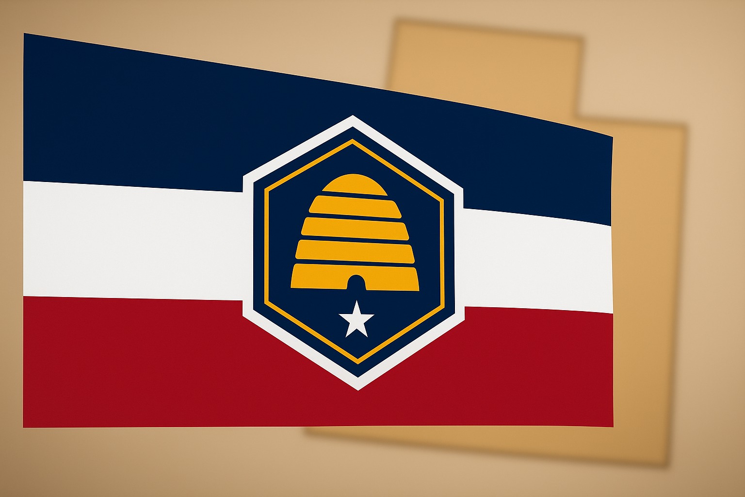 the official flag of Utah