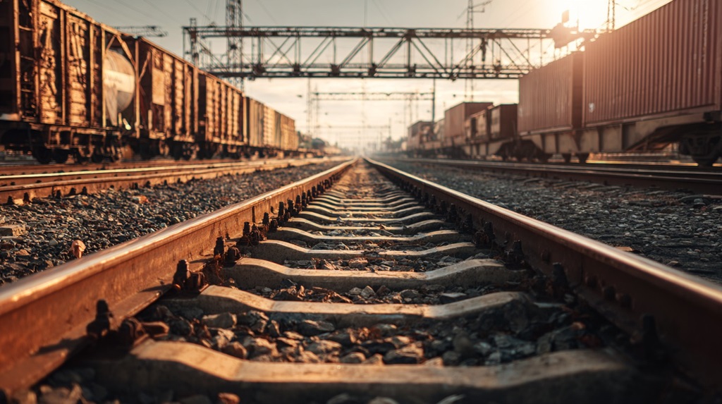 Rail infrastructure supporting coordinated freight movement under federal railroad safety oversight