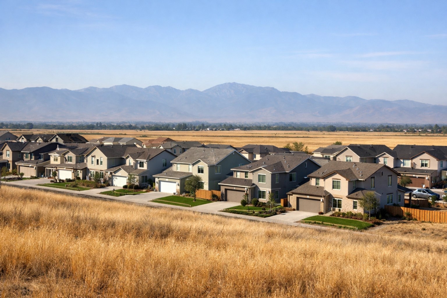 Inland areas of California with lower rent
