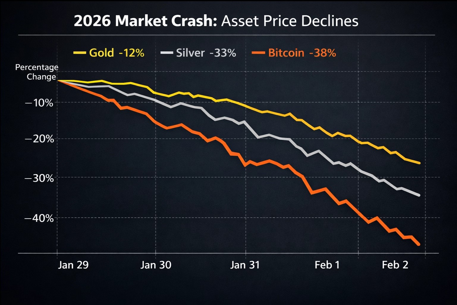 Asset Price Movements During the Crash